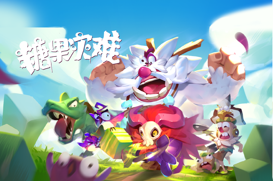 Colorful heroes from Candy Disaster